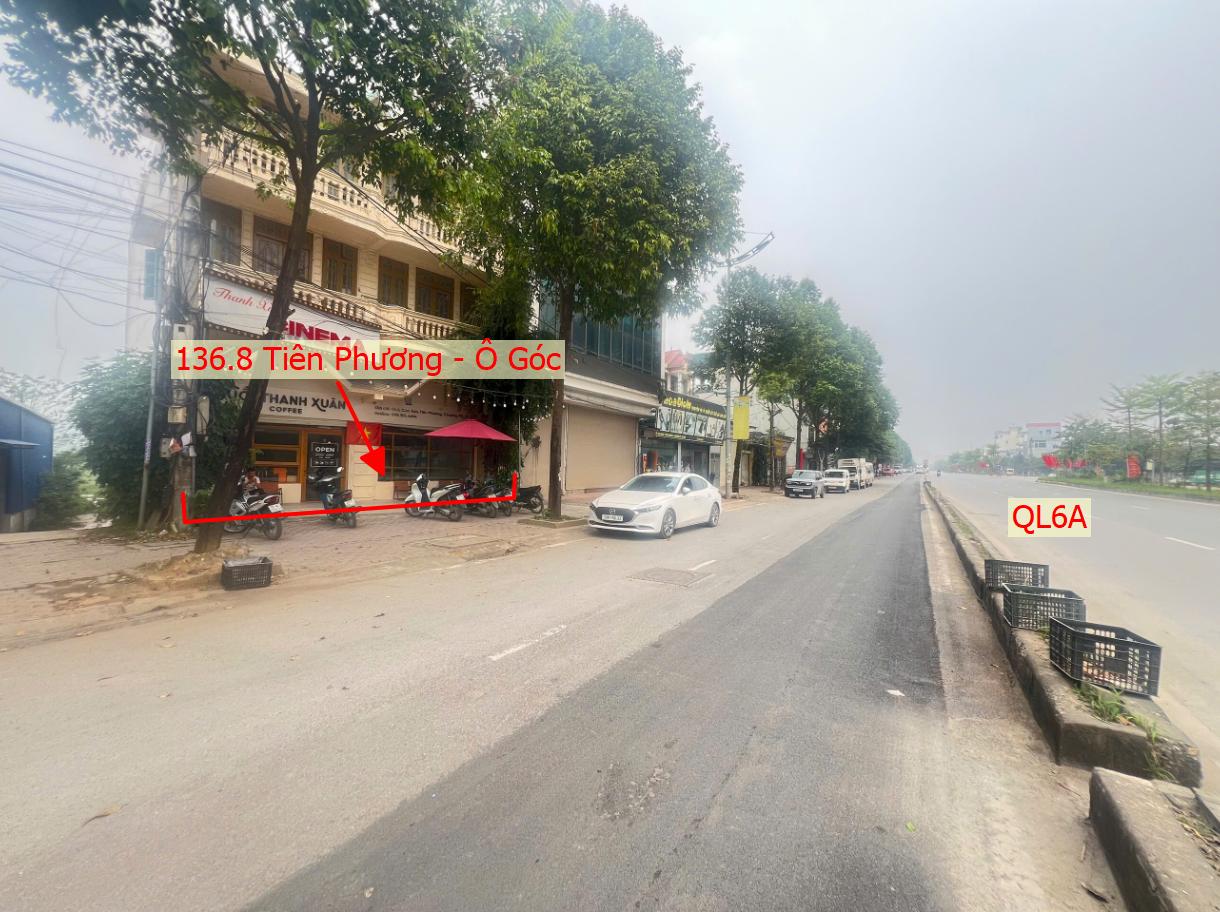 Hình ảnh Bán Lô Góc 2 Mặt Tiền Sẵn Nhà 3 Tầng 136.8m Tại Tiên Phương Mặt Đường Kinh Doanh QL6A