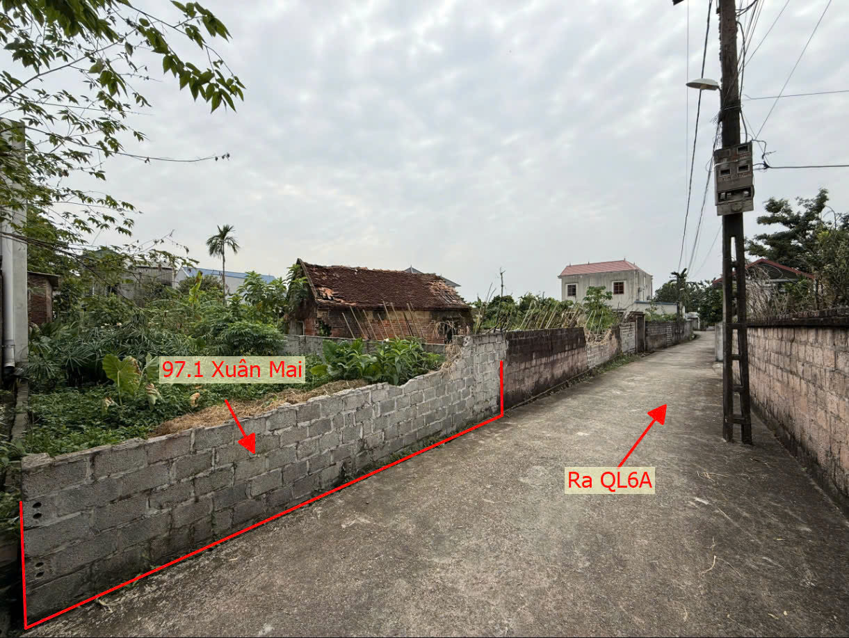 Hình ảnh Bán Đất Thị Trấn Xuân Mai Sát Trục Chính Kinh Doanh Gần QL6A Đang Triển Khai Mở Rộng