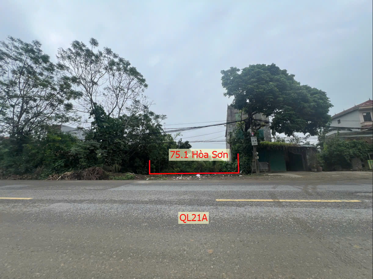 Hình ảnh Bán Đất Hòa Sơn Mặt Đường Kinh Doanh QL21A Giáp Thị Trấn Xuân Mai Giá Chỉ Nhỉnh 3 Tỷ