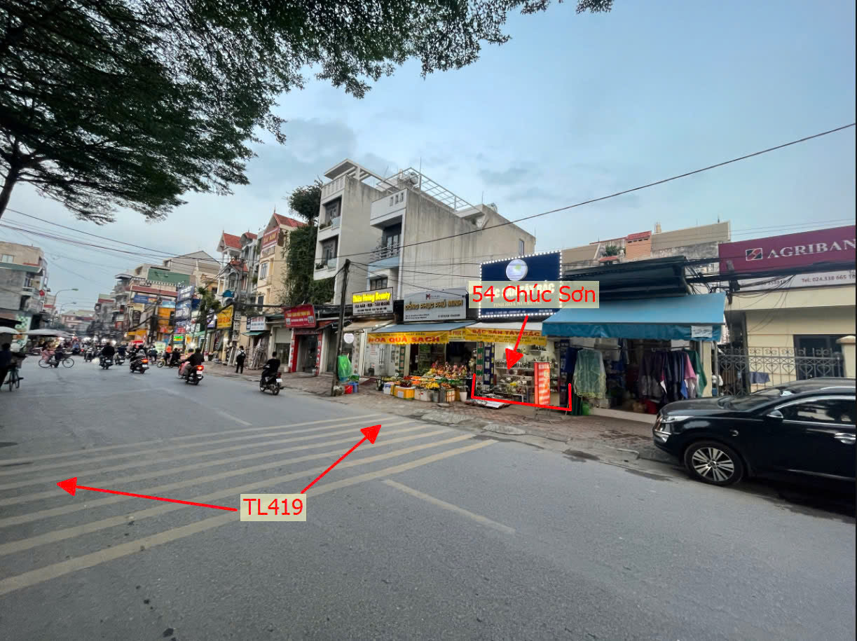 Hình ảnh Bán Đất Đấu Giá Khu Yên Sơn Thị Trấn Chúc Sơn Bám Mặt Đường Kinh Doanh TL419 Sát Chợ Chúc Sơn  