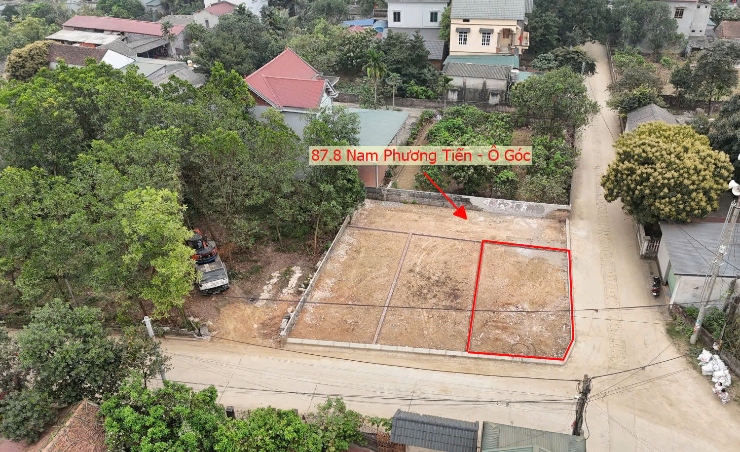 Hình ảnh Bán Lô Góc 2 Mặt Tiến 87.8m Tại Nam Phương Tiến Chương Mỹ Ngay Sát Hồ Văn Sơn Sân Golf Skylake 