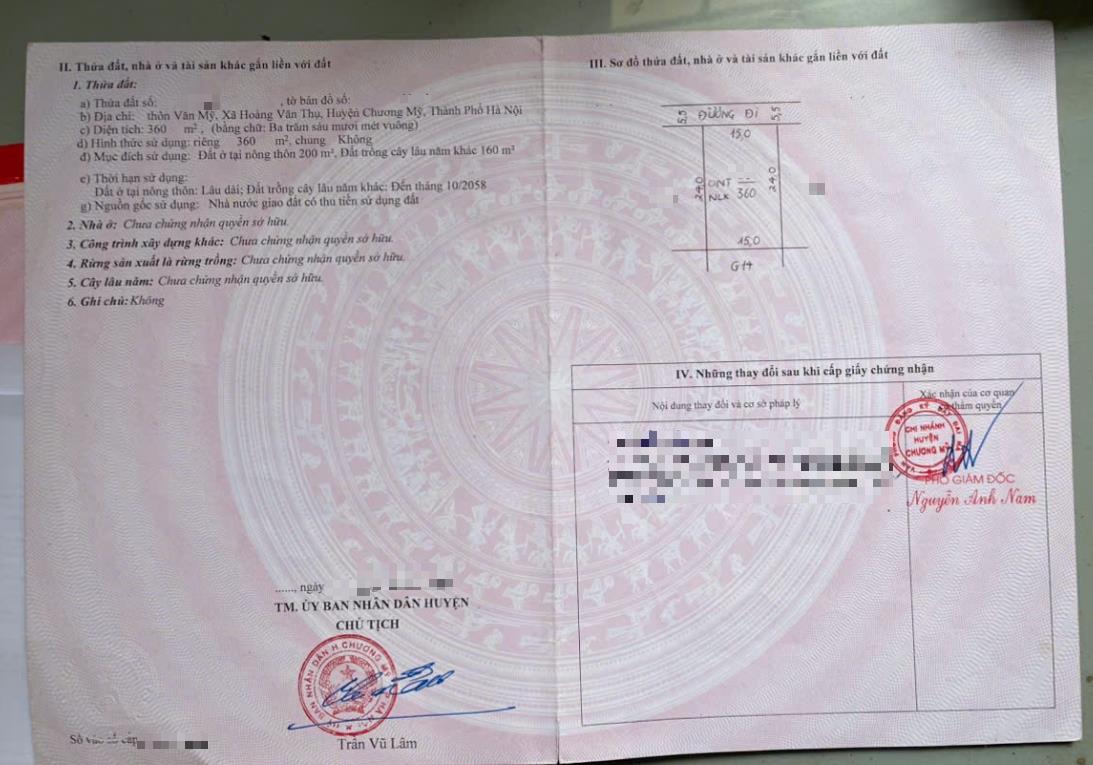 Hình ảnh Bán Thửa Đất 360m Tại Hoàng Văn Thụ Đường Ô Tô Tránh Ngay Sát QL21A Giá Chỉ Vài Tỷ