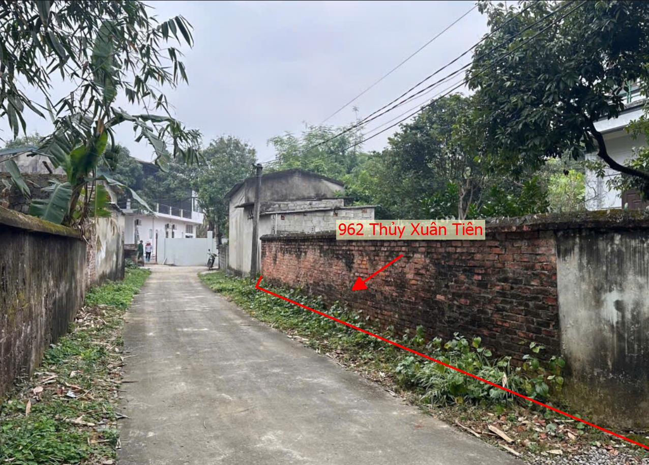 Hình ảnh Bất Động Sản Xuân Mai Bán Đất Khu Vực Thủy Xuân Tiên Ô Tô Đỗ Tận Đất Sát Trục Chính Kinh Doanh Gần QL21A 