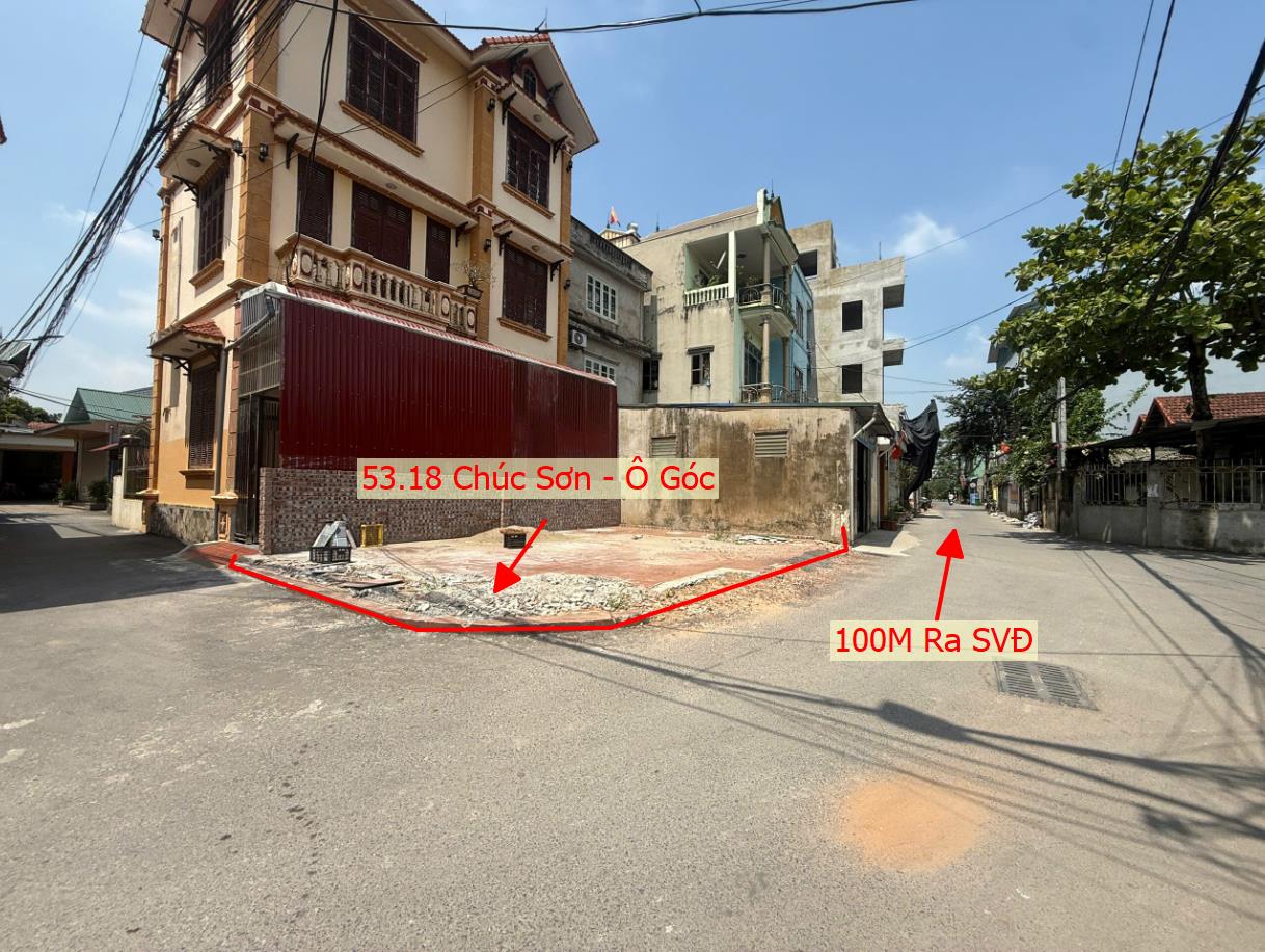 Hình ảnh Bất Động Sản Chương Mỹ Bán Đất Khu Vực Chúc Sơn Lô Góc 2 Mặt Tiền Đường Ô Tô Tránh Đối Diện Hồ Tự Nhiên