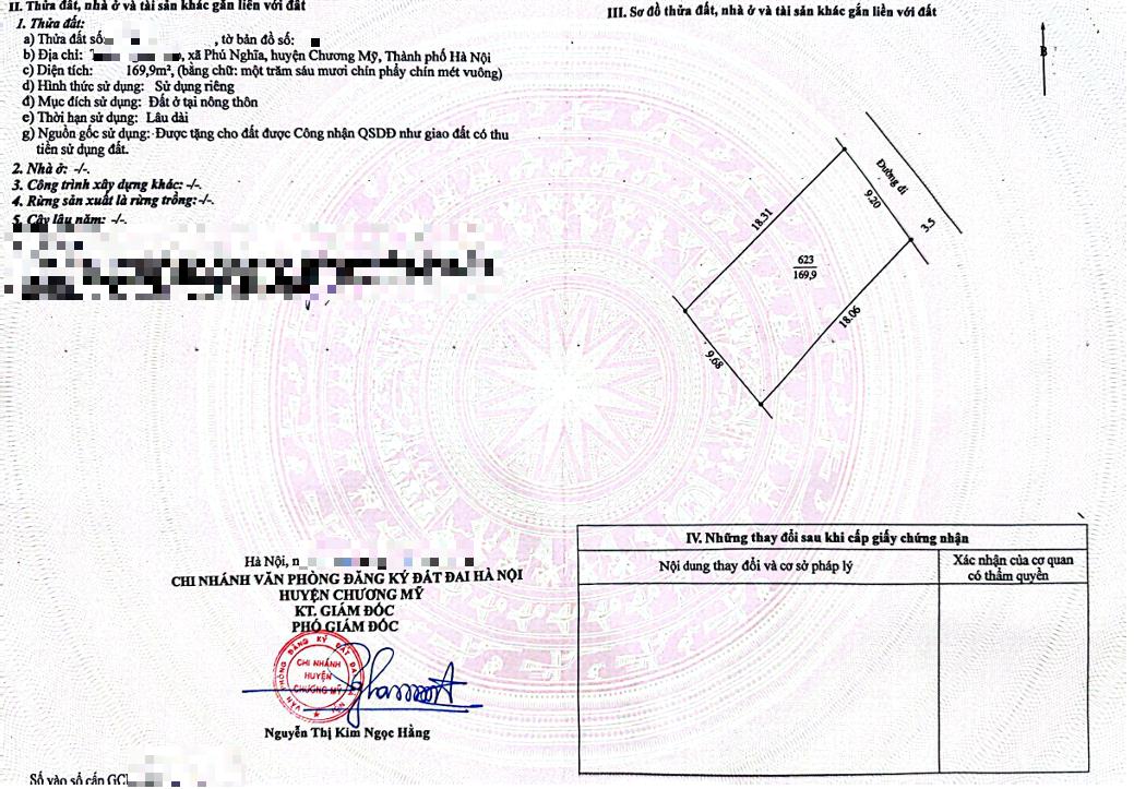 Hình ảnh Bán Thửa Đất 169.9m Tại Phú Nghĩa Ô Tô Đỗ Tận Đất Gần QL6A Đang Triển Khai Mở Rộng Sát KCN Phú Nghũa