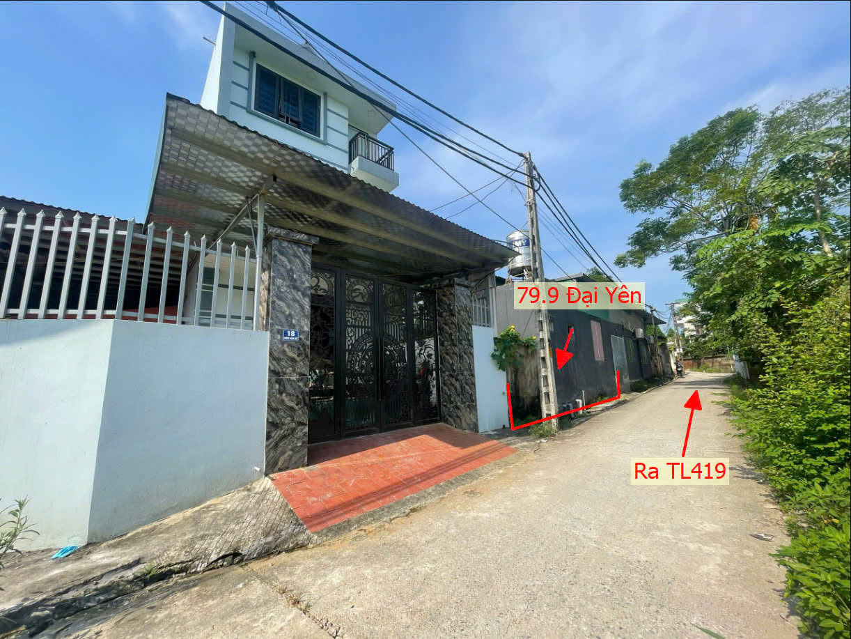 Hình ảnh Bán Đất Đại Yên Full Thổ Cư Ngay Sát Mặt Đường Kinh Doanh TL419 