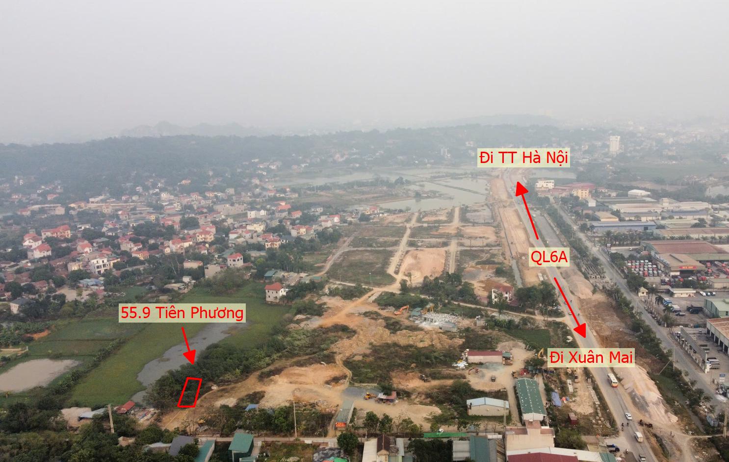 Hình ảnh Bất Động Sản Chương Mỹ Bán Đất Dịch Vụ Sơn Đồng Khu Vực Tiên Phương Nằm Cạnh Cụm KCN Phú Nghĩa Thuộc Làn 2 QL6A Đang Mở Rộng 