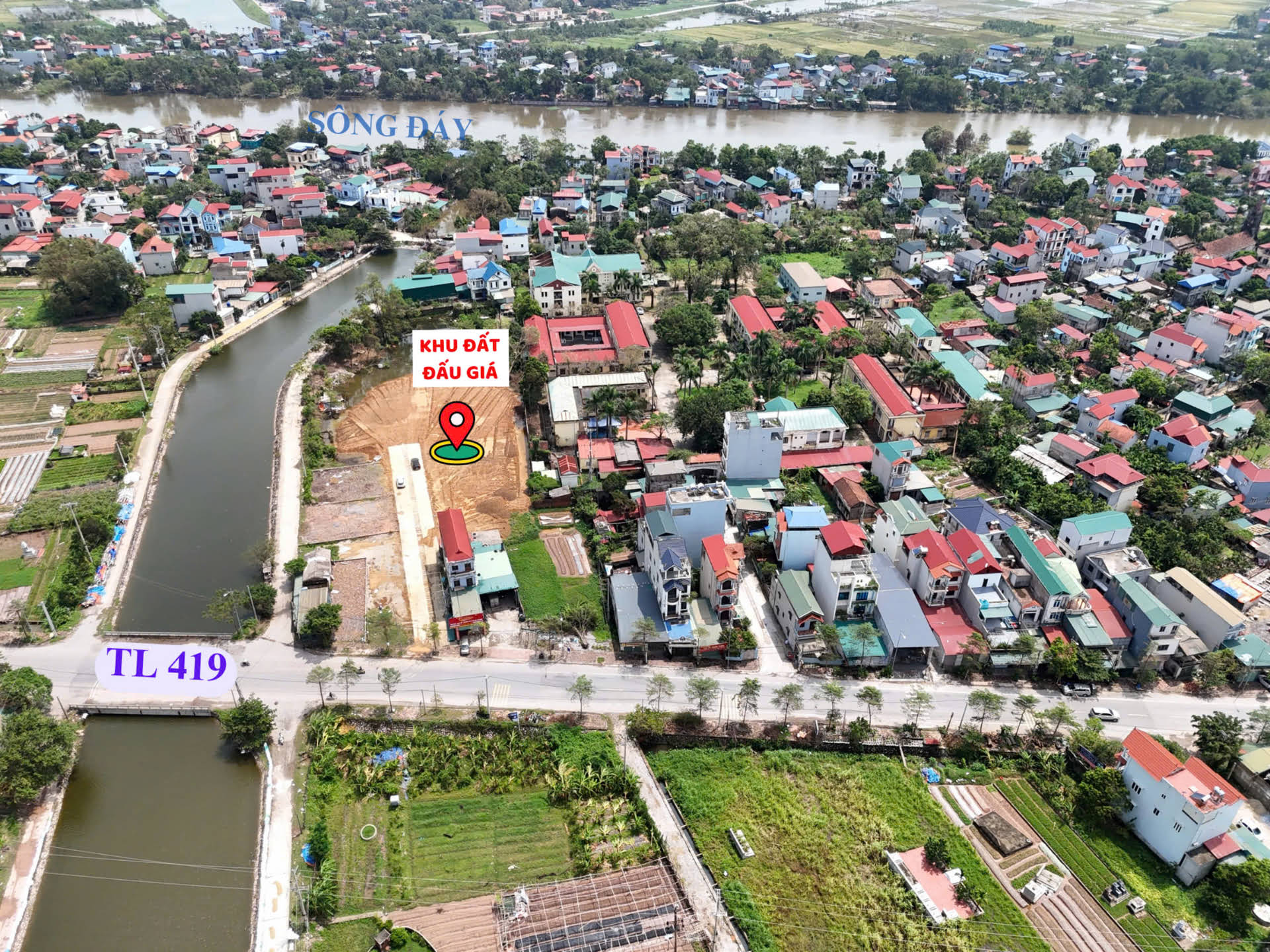 Hình ảnh Đất Đấu Giá Phúc Lâm Sát Mặt Đường Kinh Doanh TL419 Ngay Trung Tâm Xã Phúc Lâm (Thửa 19)