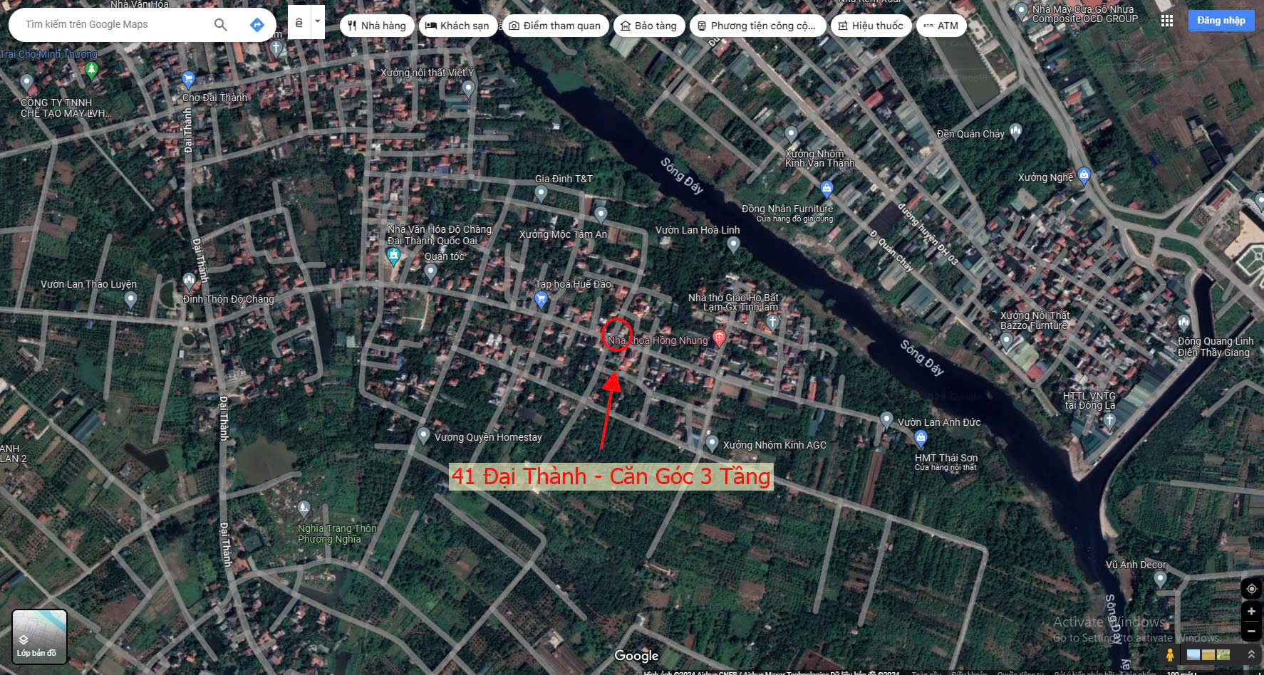 Hình ảnh Bắn Nhà 3 Tầng Căn Góc 2 Mặt Tiền Ô Tô Vào Tận Nhà Tại Đại Thành Quốc Oai 