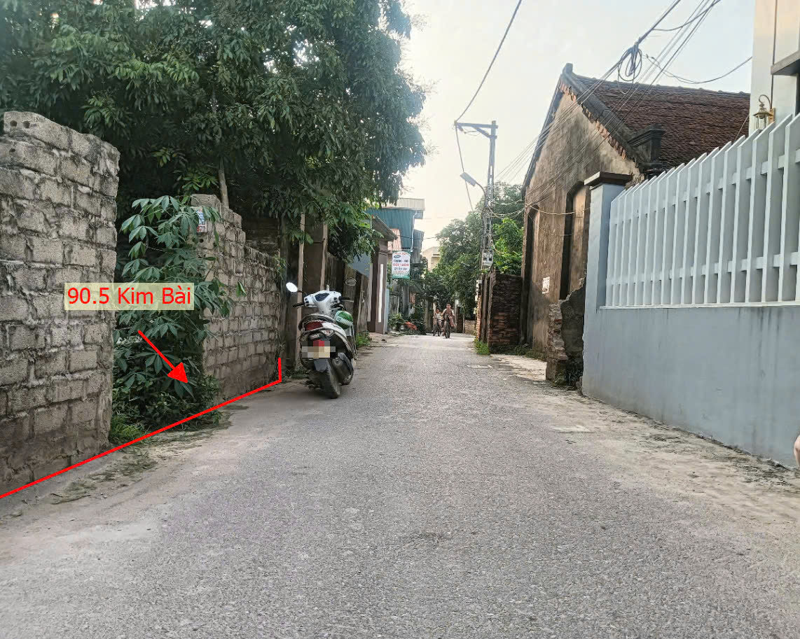 Hình ảnh Bán Thửa Đất 90.5m Tại Thị Trấn Kim Bài Ô Tô Đỗ Tận Đất Ngay Gần QL21B 