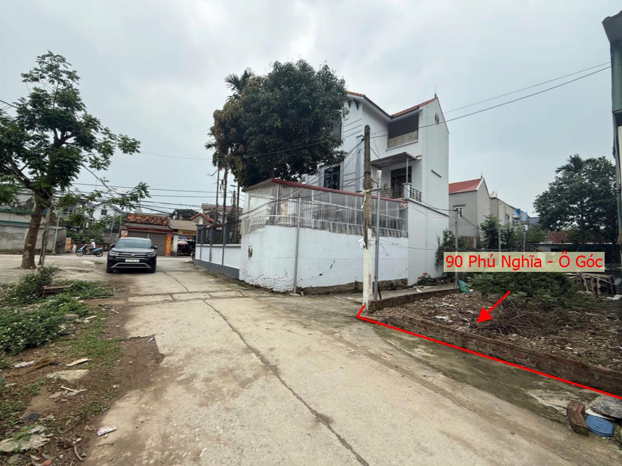 Hình ảnh Bán Lô Góc 2 Mặt Thoáng 90m Tại Phú Nghĩa Ô Tô Đỗ Tận Đất Sát Trục Kinh Doanh Gần QL6A 