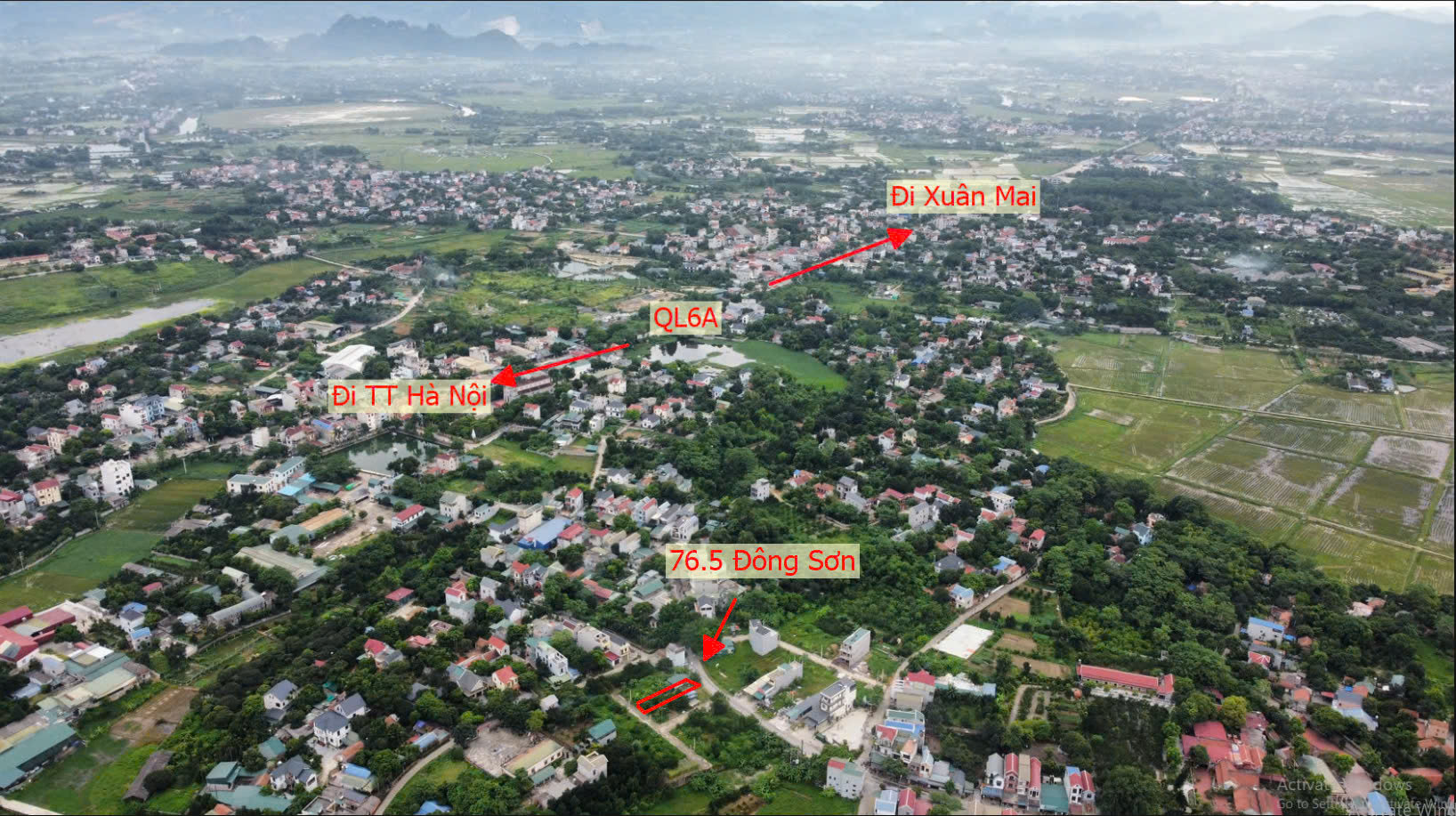 Hình ảnh Bán Đất Đông Sơn | Đất Đấu Giá Xã Đông Sơn Mặt Trục Chính Liên Huyện Gần QL6A Đang Mở Rộng 