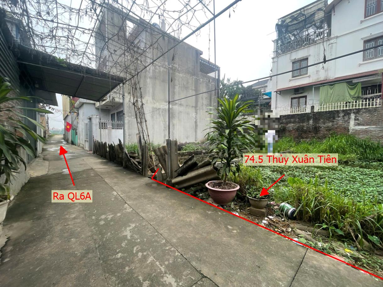 Hình ảnh Bán Đất Full Thổ Cư Sát Trục Kinh Doanh Gần QL6A Đang Mở Rộng Tại Thủy Xuân Tiên