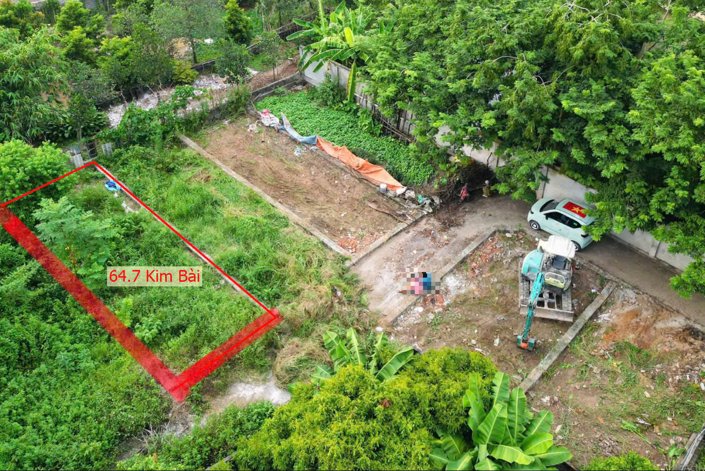 Hình ảnh Đất Phân Lô Thị Trấn Kim Bài Ô Tô Đỗ Tận Đất Ngay Trung Tâm Thị Trấn Kim Bài Sát QL21B 