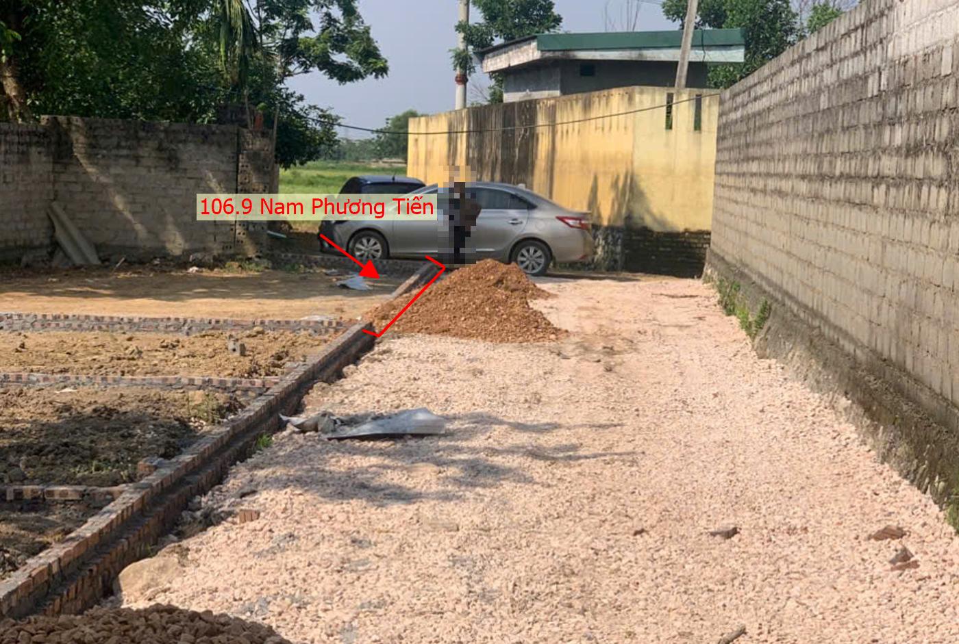 Hình ảnh Bán Thửa Đất 106.9m Tại Nam Phương Tiến Ô Tô Đỗ Tận Đất Sát Trục Kinh Doanh Liên Xã