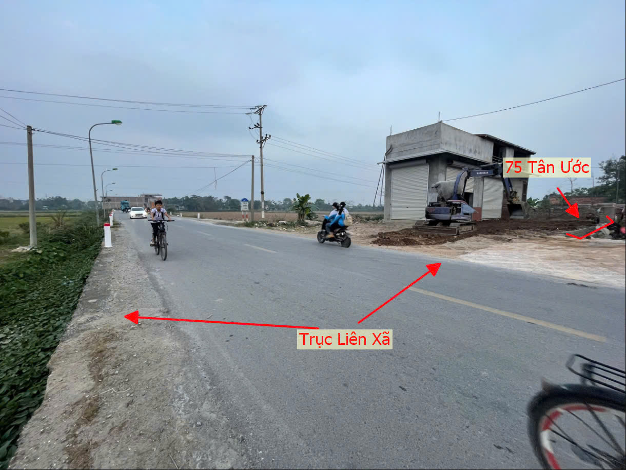 Hình ảnh Đất Đấu Giá Xã Tân Ước Sát Mặt Đường Kinh Doanh Liên Xã Gần Trung Tâm Hành Chính Xã Tân Ước 