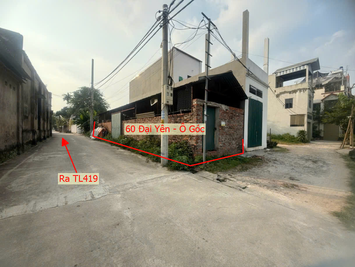 Hình ảnh Bán Lô Góc 2 Mặt Tiền Ô Tô Đỗ Cửa Sát Mặt Đường Kinh Doanh TL419 Ngay Trung Tâm Xã Đại Yên 