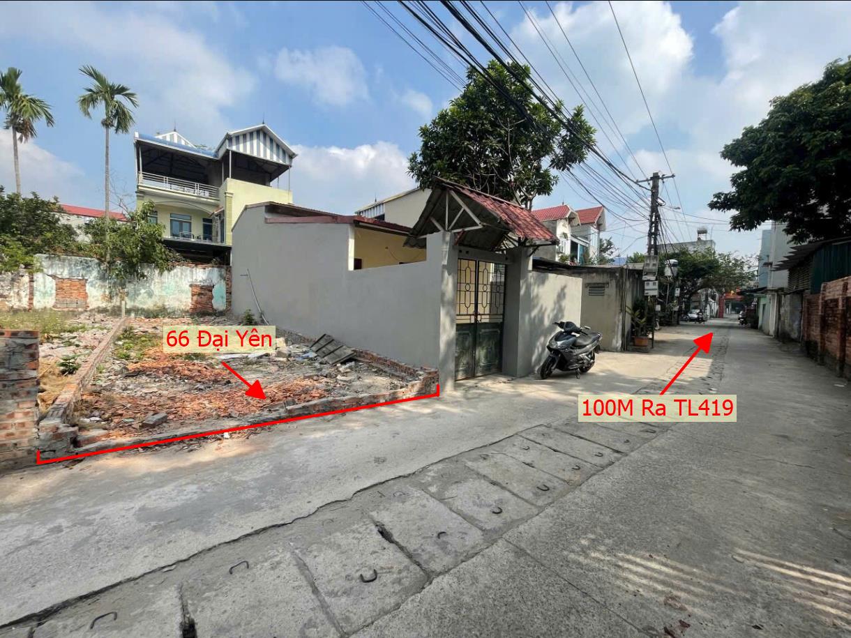 Hình ảnh Bán Đất Full Thổ Cư Ô Tô Vào Tận Đất Ngay Sát Mặt Đường TL419 Tại Đại Yên Chương Mỹ 