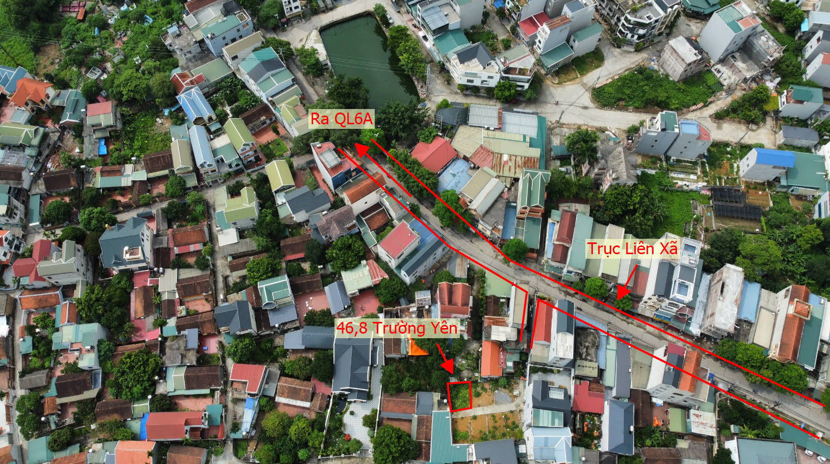 Hình ảnh Đất Phân Lô Đại Yên Ngay Trung Tâm Xã Đại Yên Gần QL6A Đang Mở Rộng