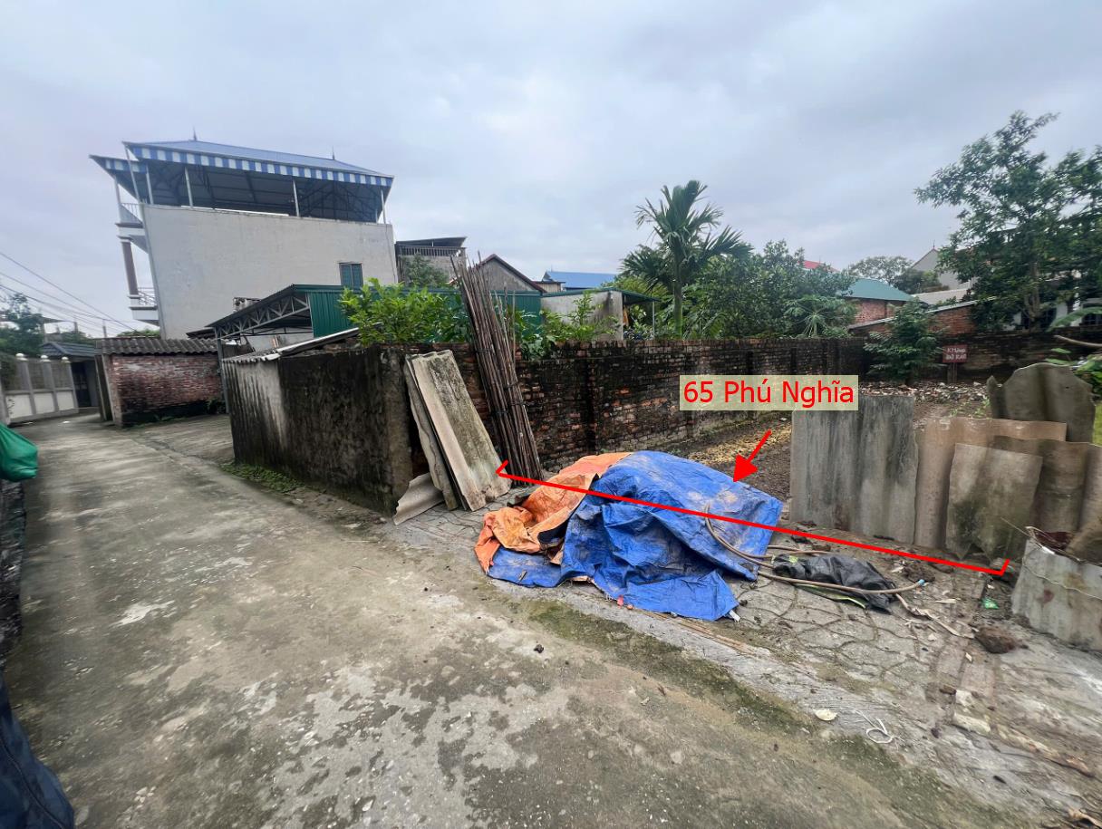 Hình ảnh Bán Đất Full Thổ Cư 65m Tại Phú Nghĩa Đường Thông Ô Tô Sát QL6A Đang Mở Rộng