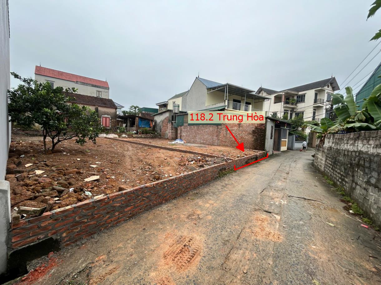 Hình ảnh Bán Đất Full Thổ Cư 118.2m Tại Trung Hòa Đường Thông Ô Tô Gần Trục Kinh Doanh Liên Xã