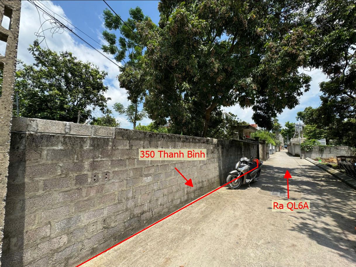 Hình ảnh Bán Thửa Đất Full Thổ Cư 350m Tại Thanh Bình Ô Tô Đỗ Tận Đất Ngay Sát QL6A Đang Triển Khai Mở Rộng 