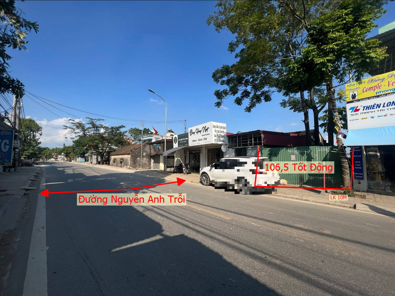 Hình ảnh Bán Đất Tốt Động Bám Mặt Đường Nguyễn Anh Trỗi Đối Diện Trường Học Các Cấp Giá Chỉ Vài Tỷ