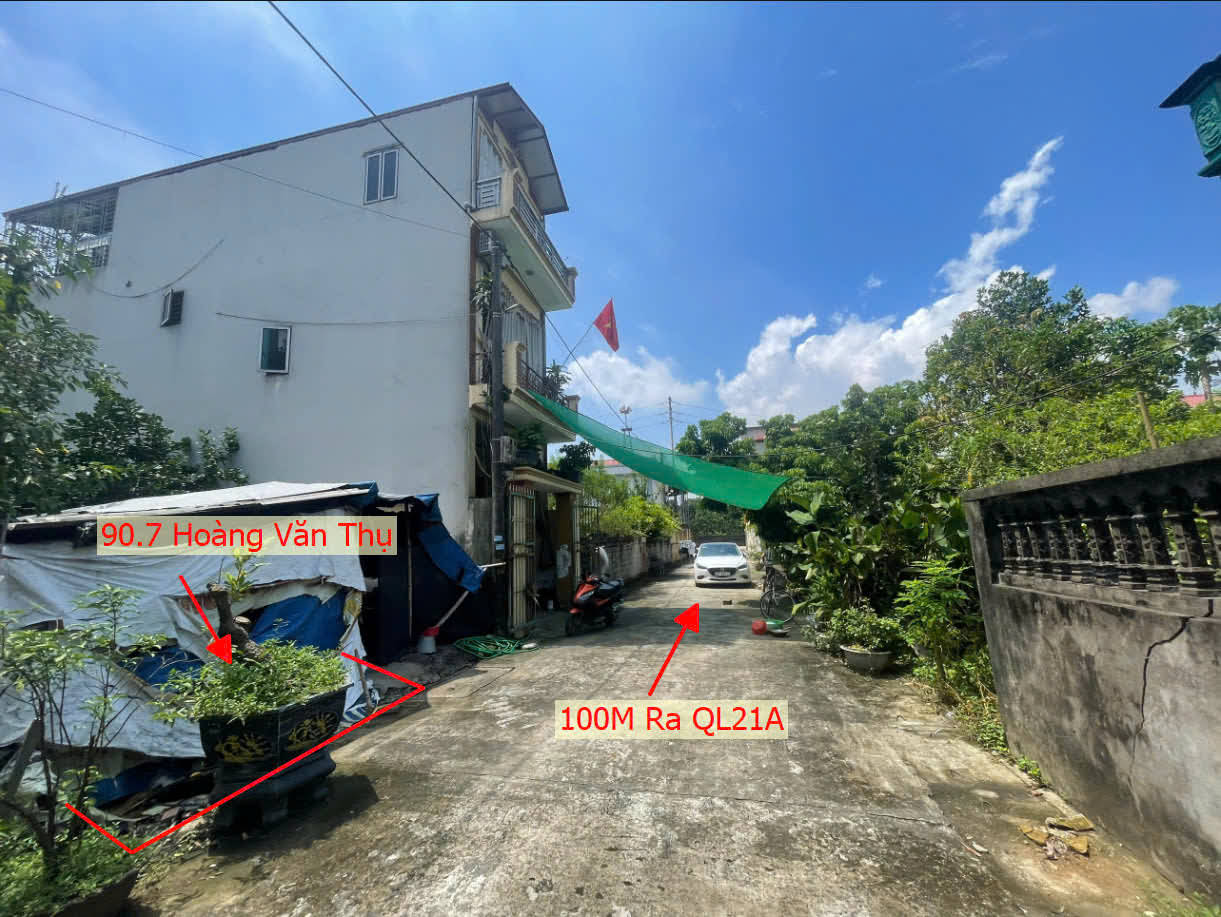 Hình ảnh Bán Đất Tái Định Cư Hoàng Văn Thụ Sát QL21A Ngay Cạnh Trường Học Các Cấp Của Xã
