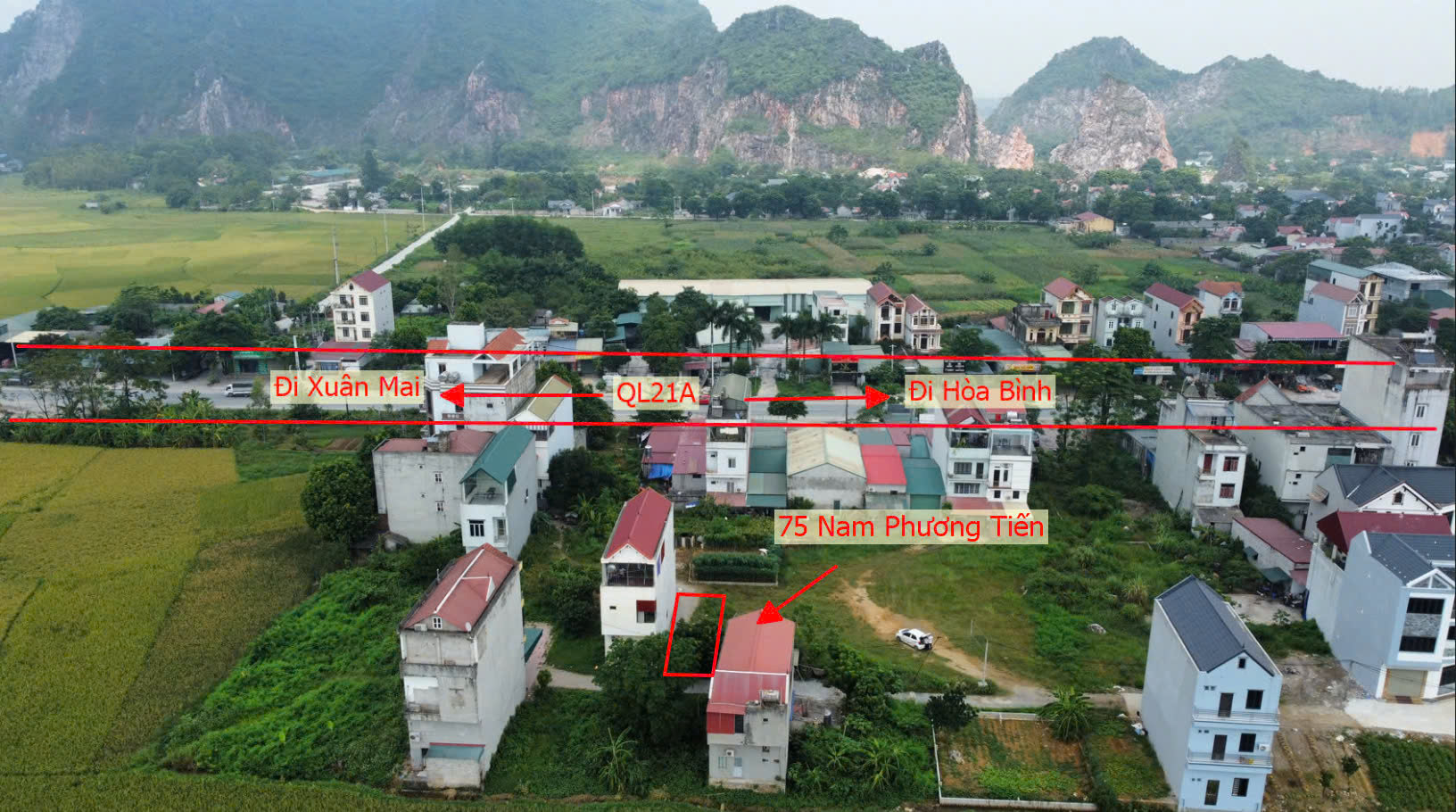 Hình ảnh Đất Đấu Giá Khu Lô 8 Chợ Cá Nam Phương Tiến Chương Mỹ Làn 2 QL21A Nằm Trong Quy Hoạch Đô Thị Vệ Tinh Xuân Mai