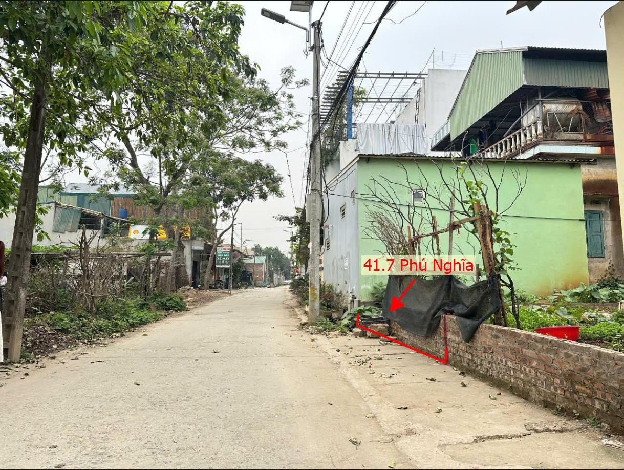 Hình ảnh Bán Lô Góc 2 Mặt Thoáng 41.7m Tại Phú Nghĩa Đường Thông Ô Tô Sát KCN Phú Nghĩa, QL6A Đang Mở Rộng