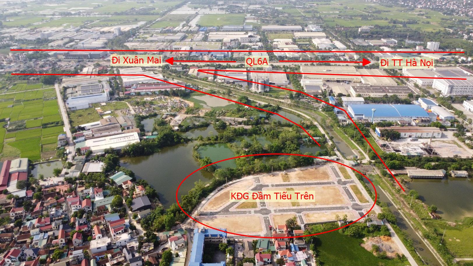 Hình ảnh Bất Động Sản Phú Nghĩa Bán Đất Đấu Giá Khu Đầm Tiếu Trên Ngay Sát Cụm KCN Phú Nghĩa Cách QL6A Đang Mở Rộng Chỉ Vài Trăm Mét