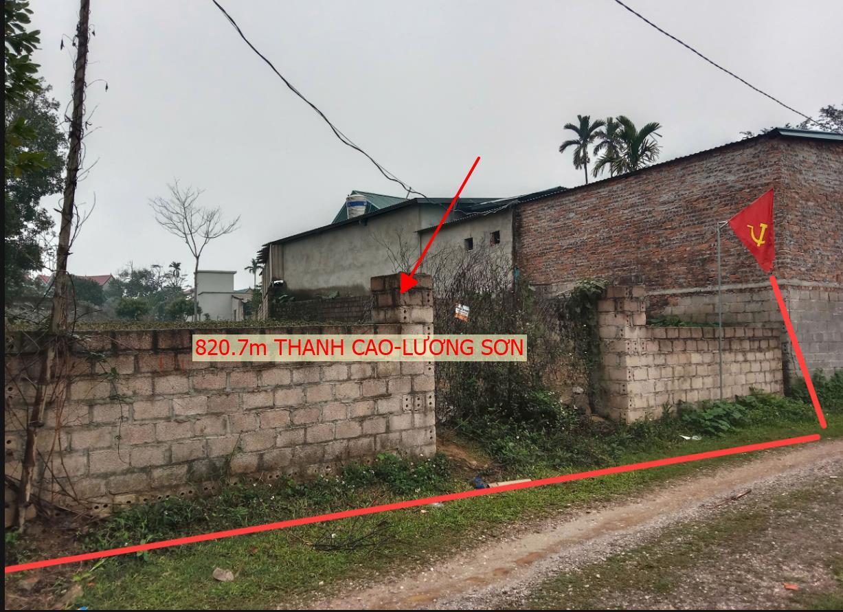 Hình ảnh Bán Lô Đất 820m Tại Thanh Sơn Lương Sơn Cách QL21 50m Xung Quanh Đầy Đủ Tiện Ích 