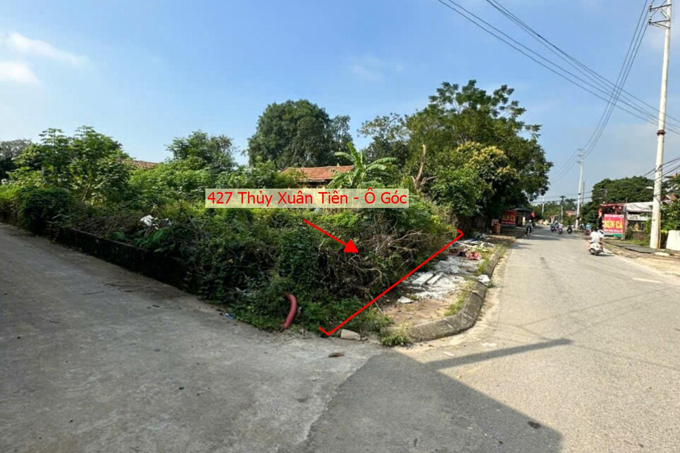 Hình ảnh Bán Lô Góc 2 Mặt Tiền 427m Tại Thủy Xuân Tiên Mặt Trục Chính Kinh Doanh Ngay Gần QL21A
