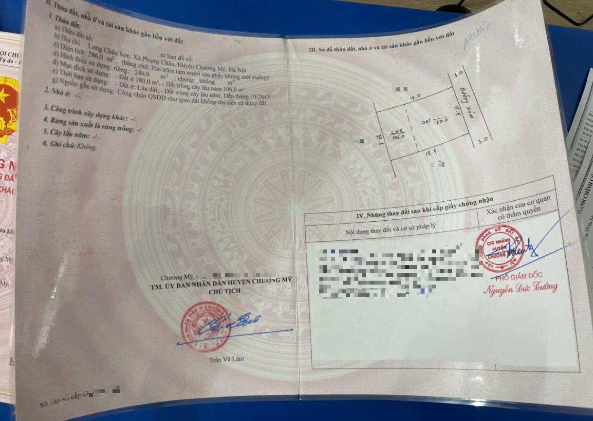 Hình ảnh Bán Thửa Đất 286m Tại Phụng Châu Ô Tô Đỗ Tận Đất Sát Trục Chính Kinh Doanh Liên Xã 