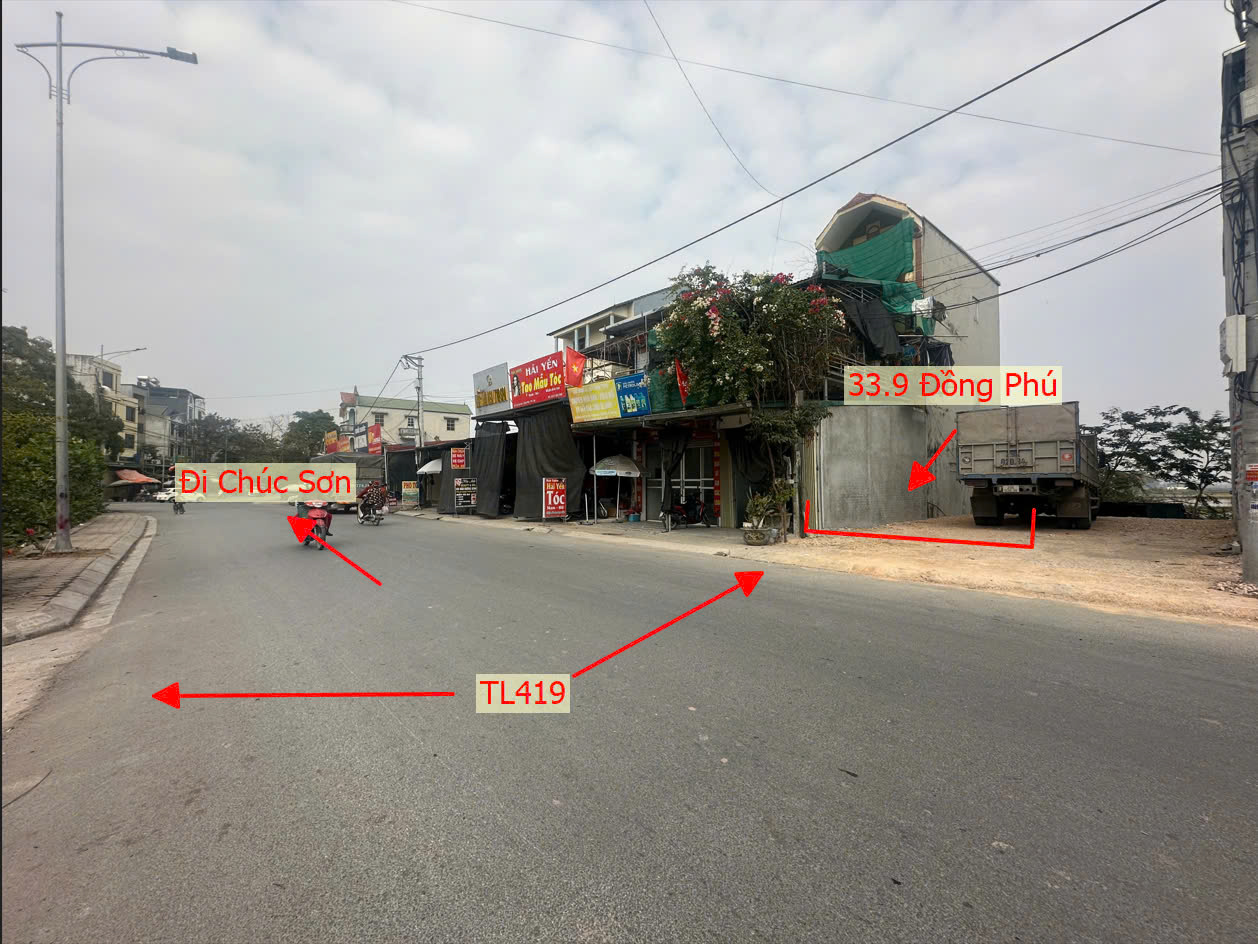 Hình ảnh Bán Thửa Đất 33.9m Tại Đồng Phú Chương Mỹ Mặt Đường Kinh Doanh TL419 Giá Chỉ Vài Tỷ 