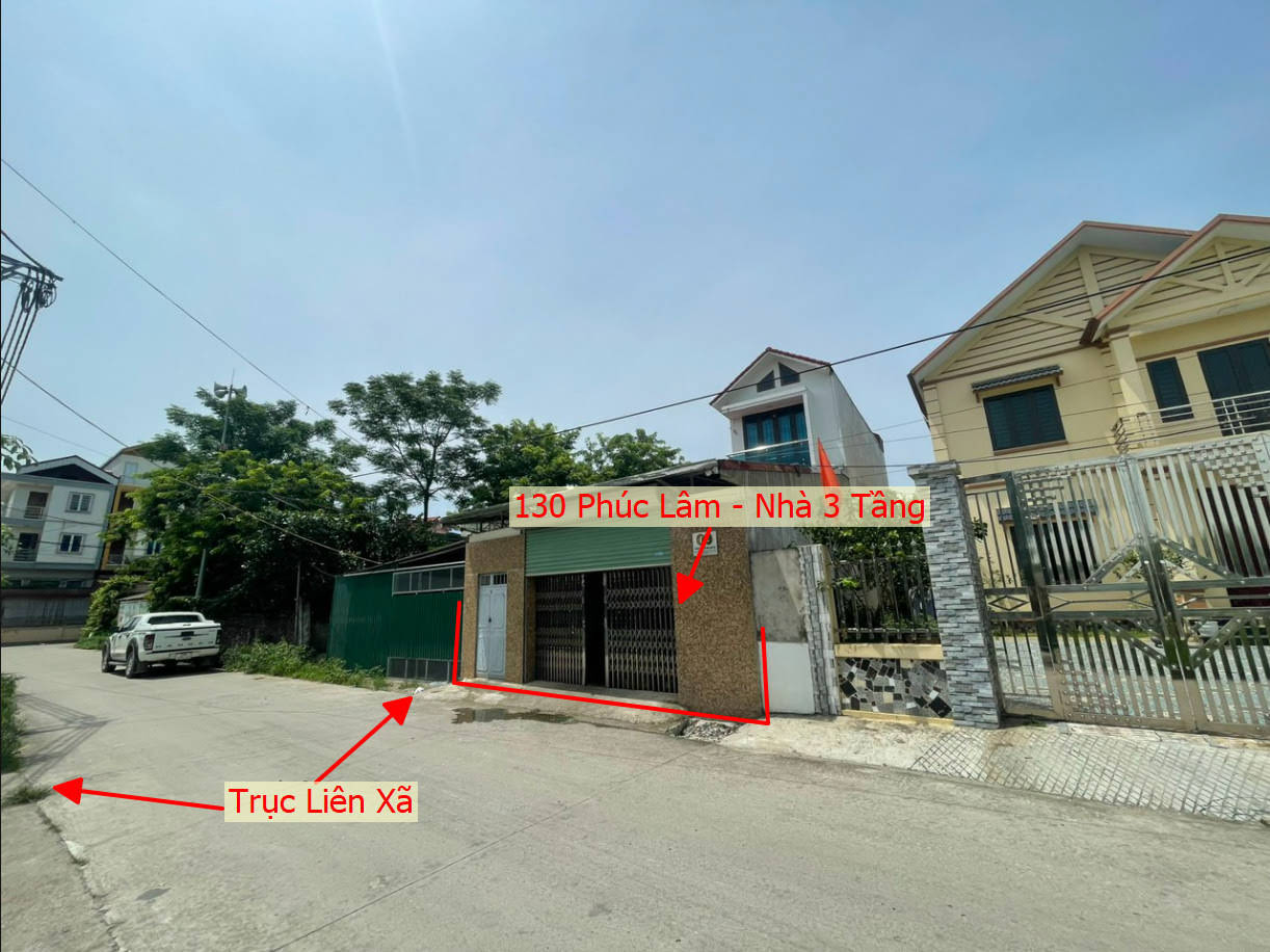 Hình ảnh Bán Nhà 3 Tầng Tại Phúc Lâm Mỹ Đức Bám Mặt Trục Chính Liên Xã 