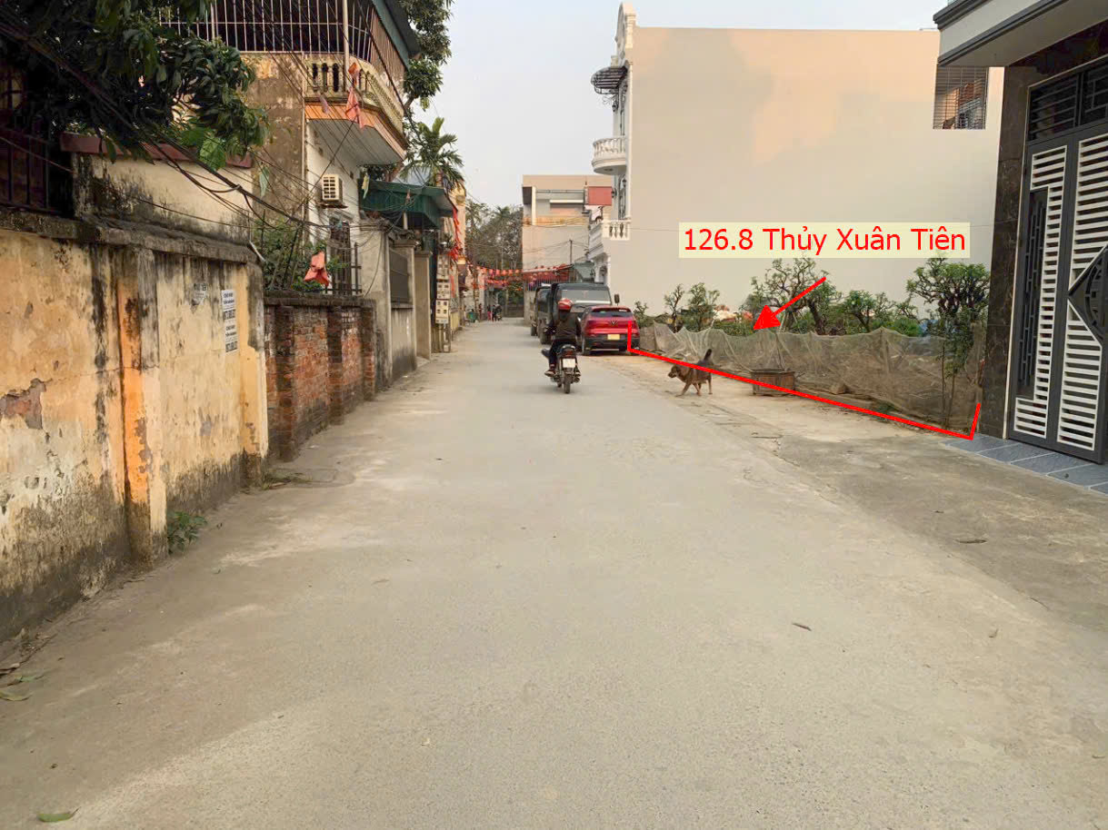 Hình ảnh Bán Đất Full Thổ Cư 126.8m Tại Thủy Xuân Tiên Chương Mỹ Đường Ô Tô Tránh Sát Đường QL21A