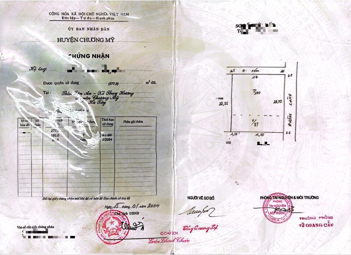 Hình ảnh Bán Lô Góc 2 Mặt Tiền 277m Tại Thụy Hương Ô Tô Đỗ Tận Đất Sát Trục Chính Kinh Doanh Liên Xã