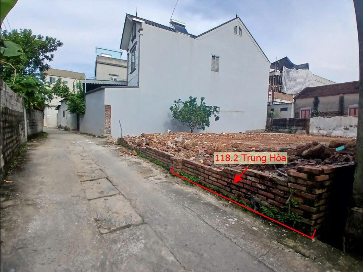 Hình ảnh Bán Đất Full Thổ Cư 118.2m Tại Trung Hòa Đường Thông Ô Tô Gần Trục Kinh Doanh Liên Xã