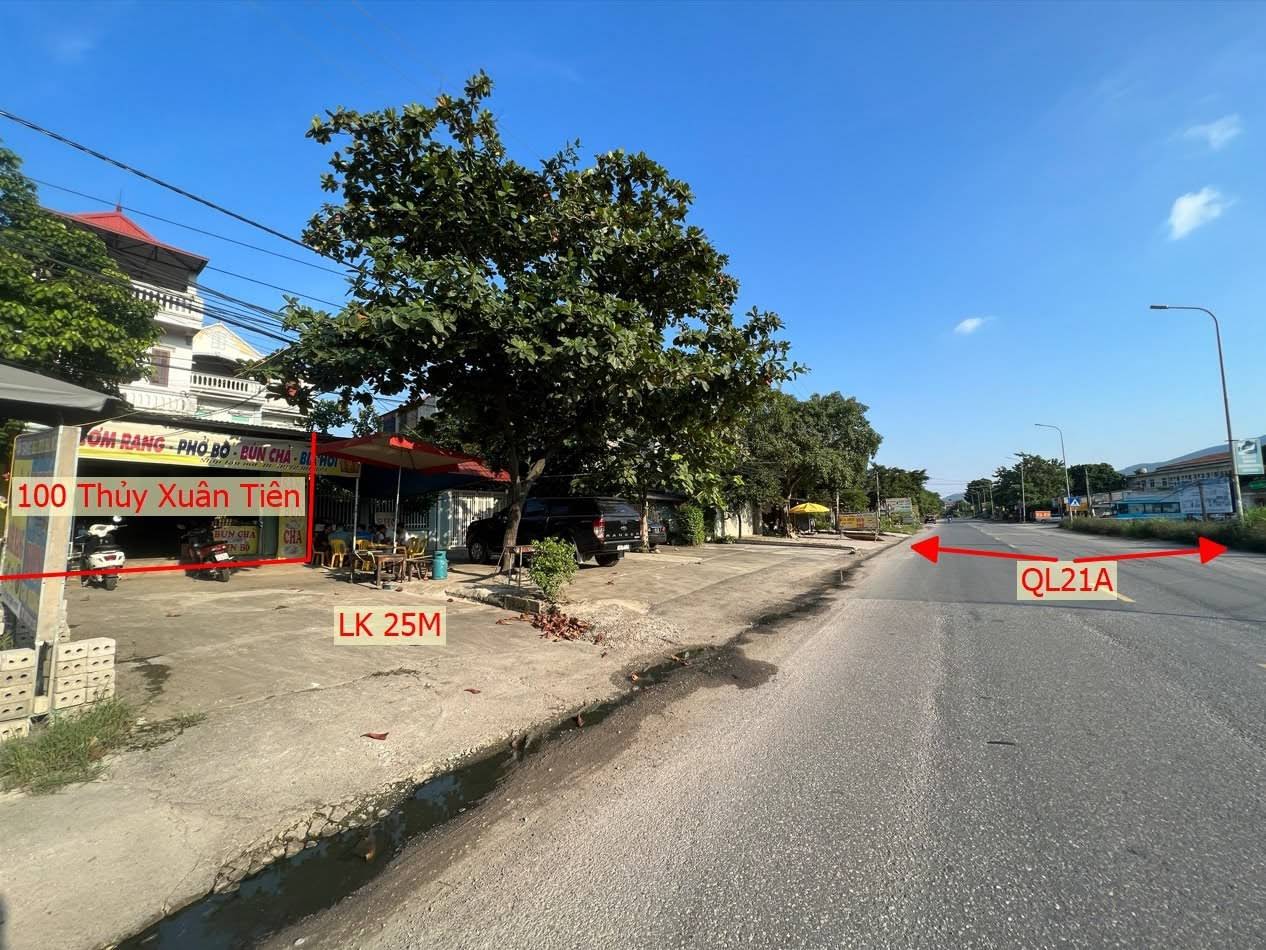 Hình ảnh Bán Đất Thủy Xuân Tiên Lưu Không Trước Nhà 25M Bám Mặt Đường QL21A 