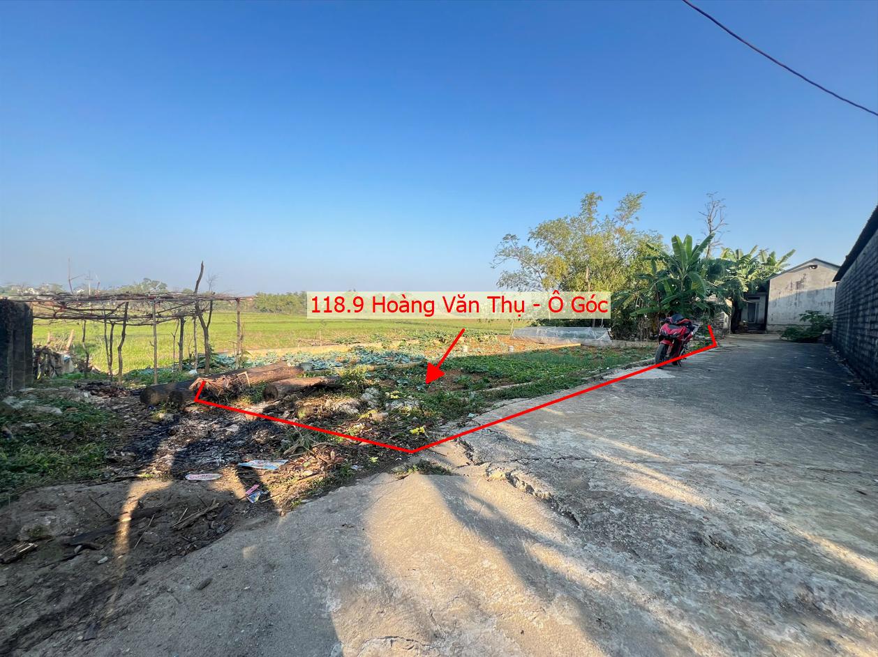 Hình ảnh Bán Lô Góc 2 Mặt Tiền 118.9m Tại Hoàng Văn Thụ Ô Tô Vào Tận Đât sSast Trục Chính Kinh Doanh Liên Xã