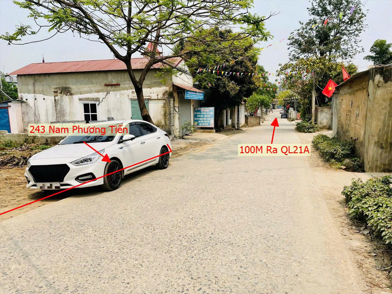 Hình ảnh Bán Thửa Đất 243m Tại Nam Phương Tiến Mặt Trục Kinh Doanh Liên Xã Ngay Gần QL21A 