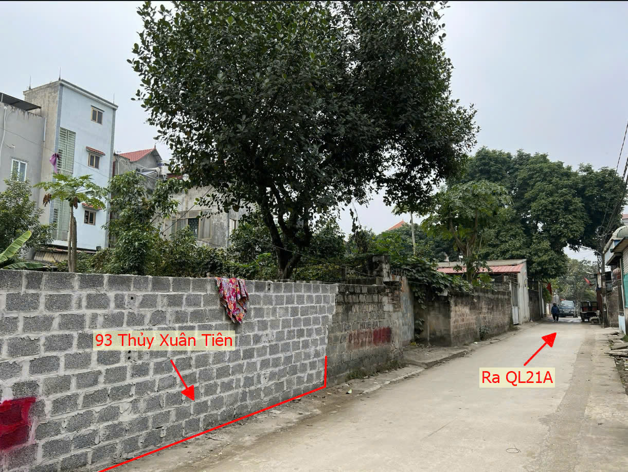 Hình ảnh Bán Đất Thủy Xuân Tiên Đường Ô Tô Tránh Thuộc Làn 2 Đường QL21A Giáp Thị Trấn Xuân Mai 