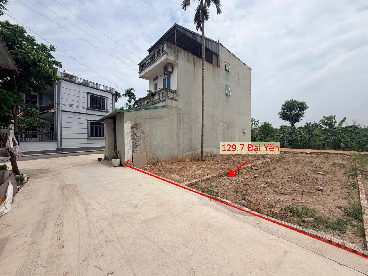 Hình ảnh Bất Động Sản Chương Mỹ Bán Đất Khu Vực Đại Yên Ô Tô Đỗ Tận Đất Ngay Sát Mặt Đường Kinh Doanh TL419