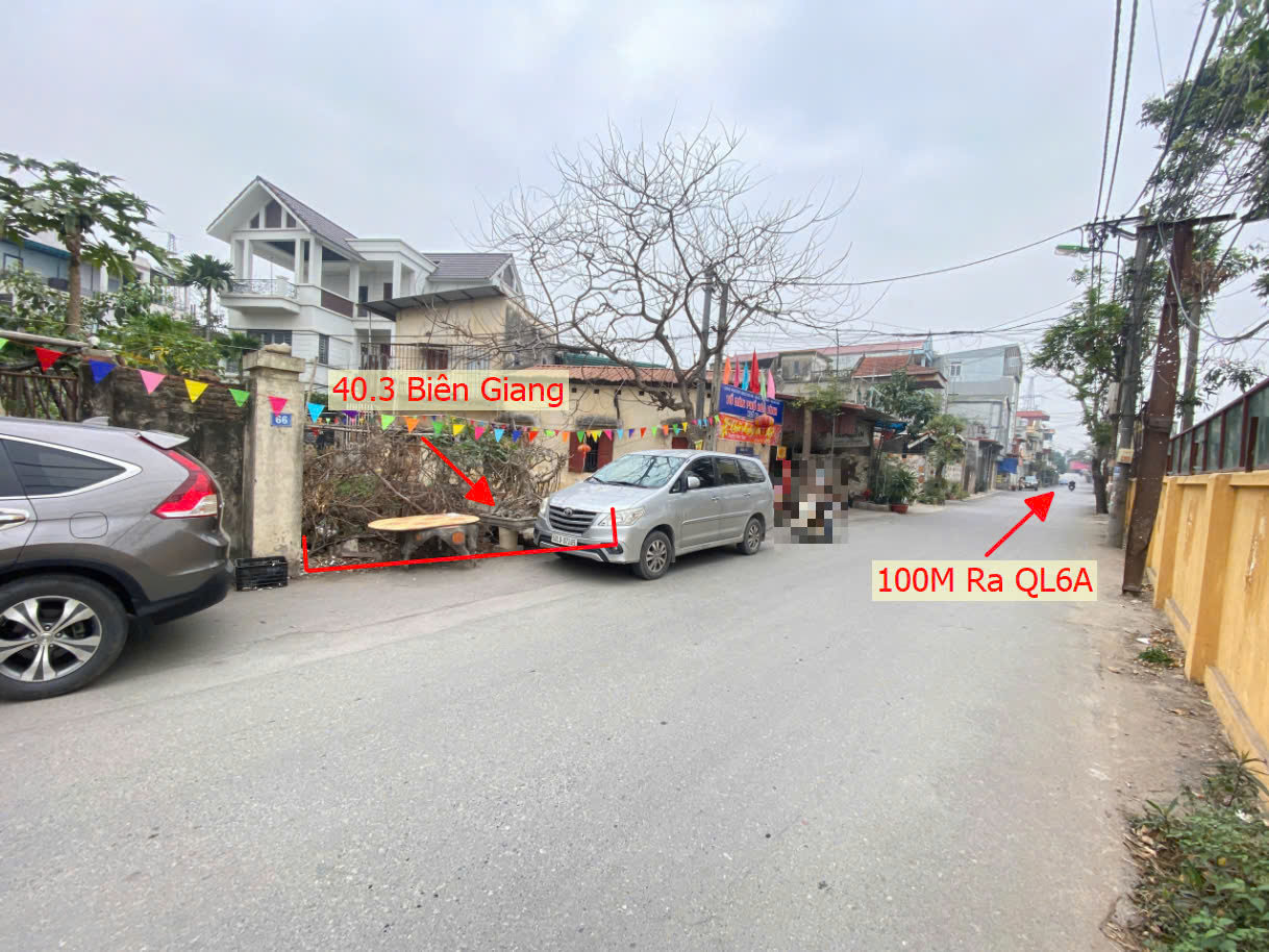 Hình ảnh Bán Đất Biên Giang Mặt Đường Kinh Doanh Ngay Gần QL6A Đang Triển Khai Mở Rộng 