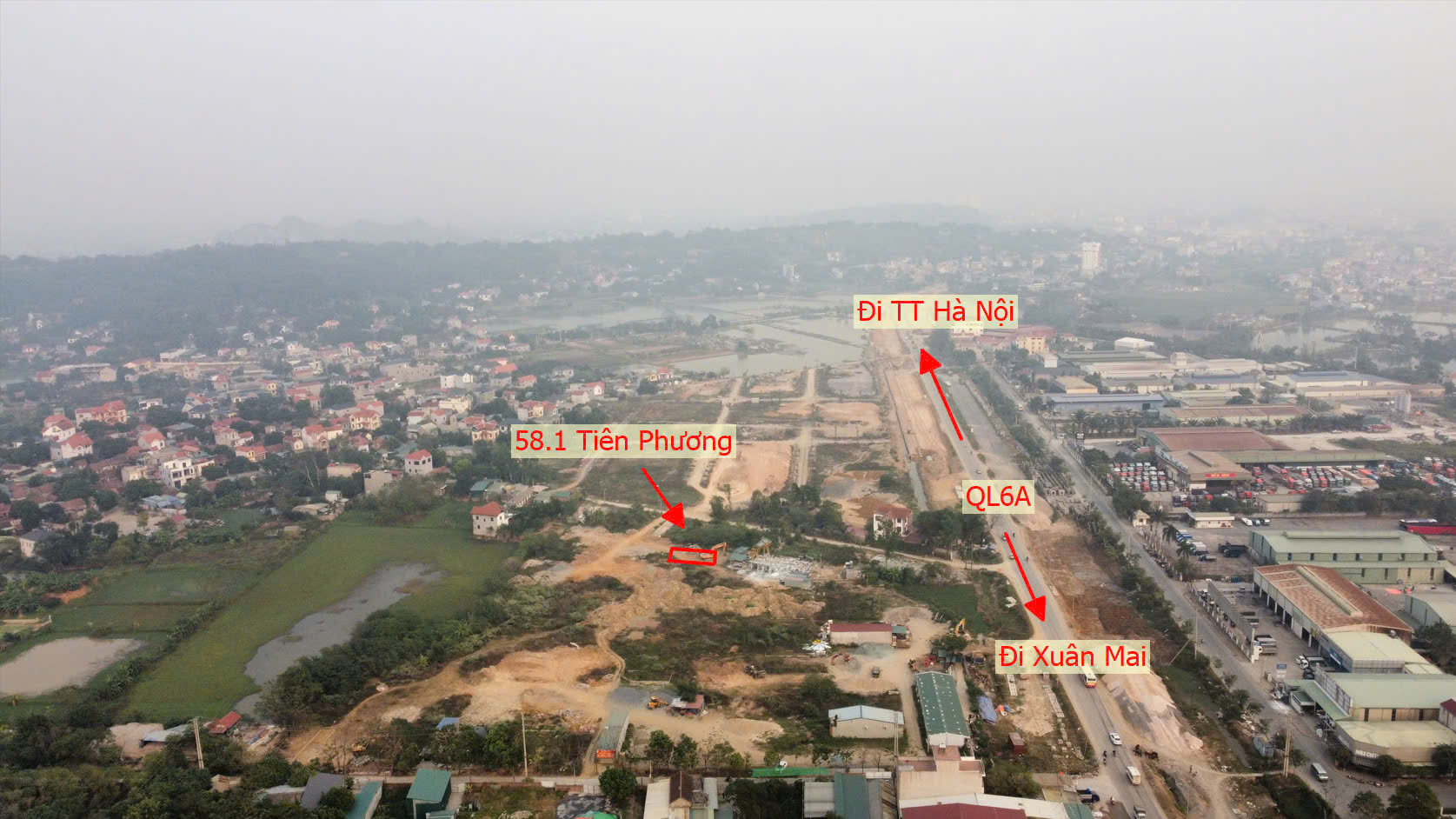 Hình ảnh Bán Đất Dịch Vụ Xã Tiên Phương 58.1m Ngay Sát KCN Phú Nghĩa , QL6A Đang Mở Rộng 