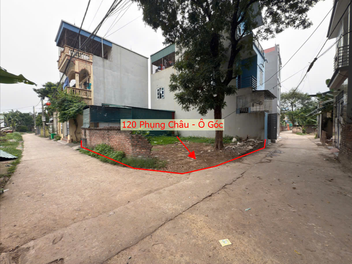 Hình ảnh Bán Lô Góc 2 Mặt Thoáng 120m Tại Phụng Châu Full Thổ Cư Sát Trục Kinh Doanh Liên Huyện 