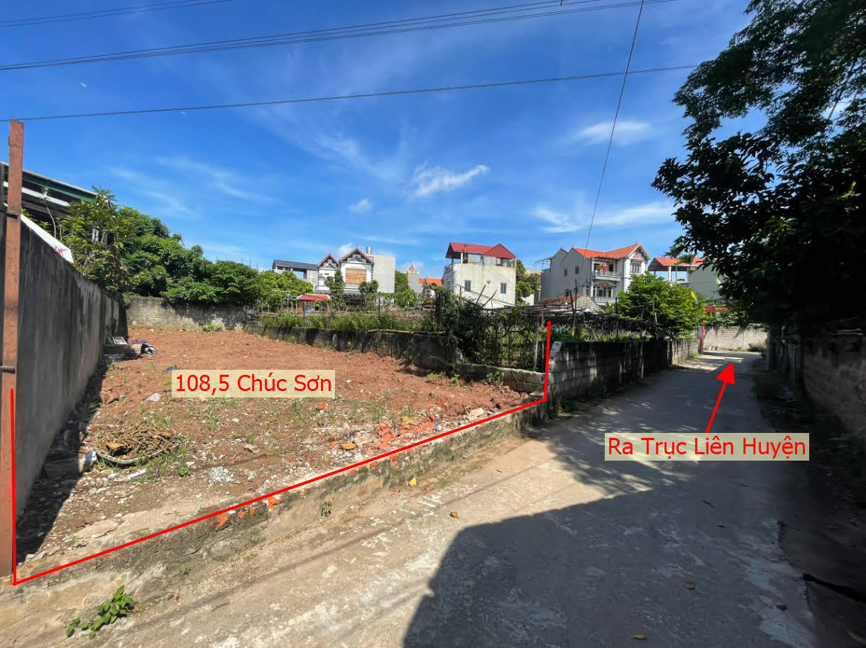 Hình ảnh Bán Đất Thị Trấn Chúc Sơn Gần Trục Liên Huyện Cách QL6A Vài Bước Chân