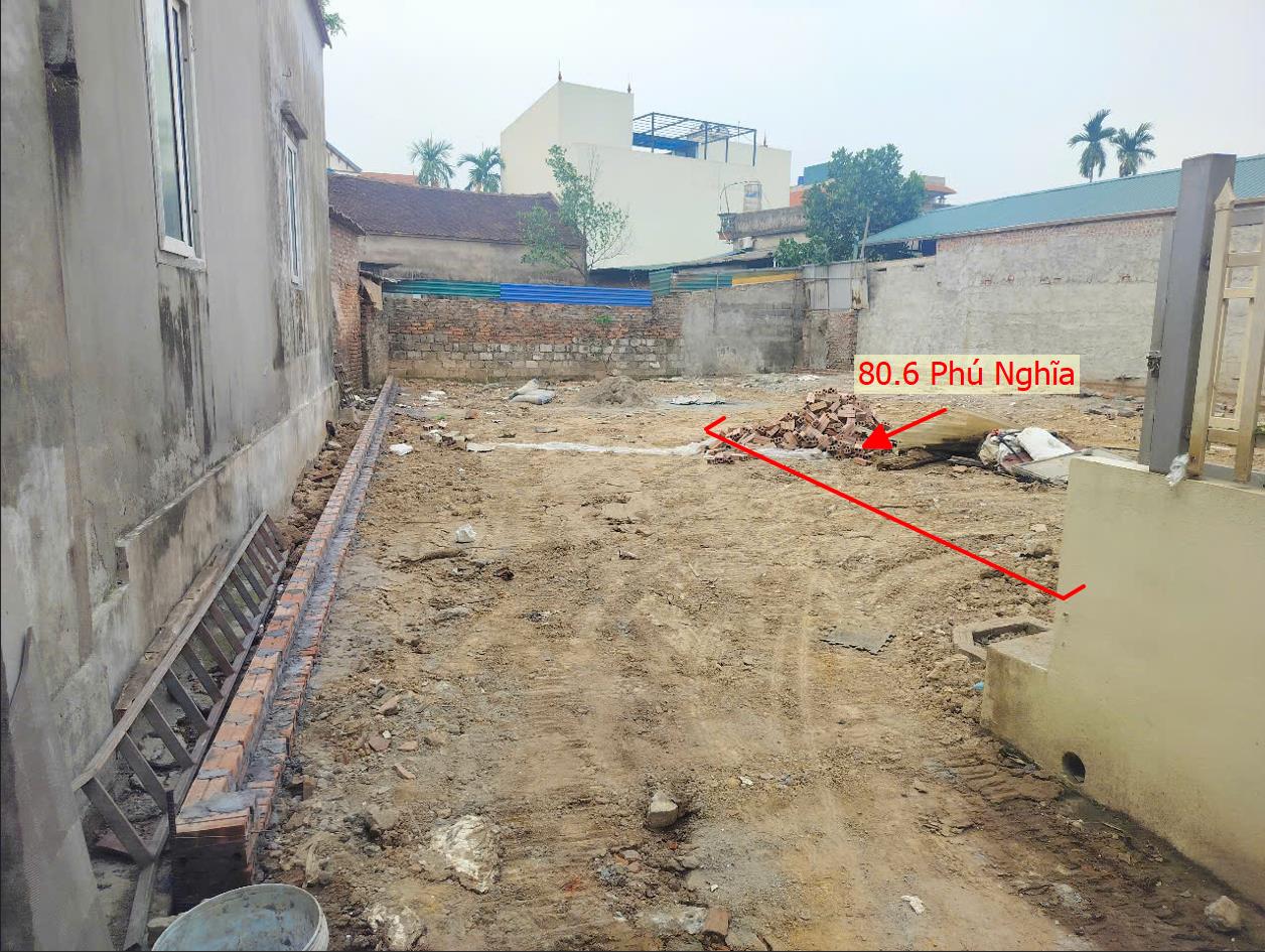 Hình ảnh Đất Phân Lô Xã Phú Nghĩa 80.6m Sát Trục Chính Kinh Doanh Gần QL6A Đang Triển Khai Mở Rộng 