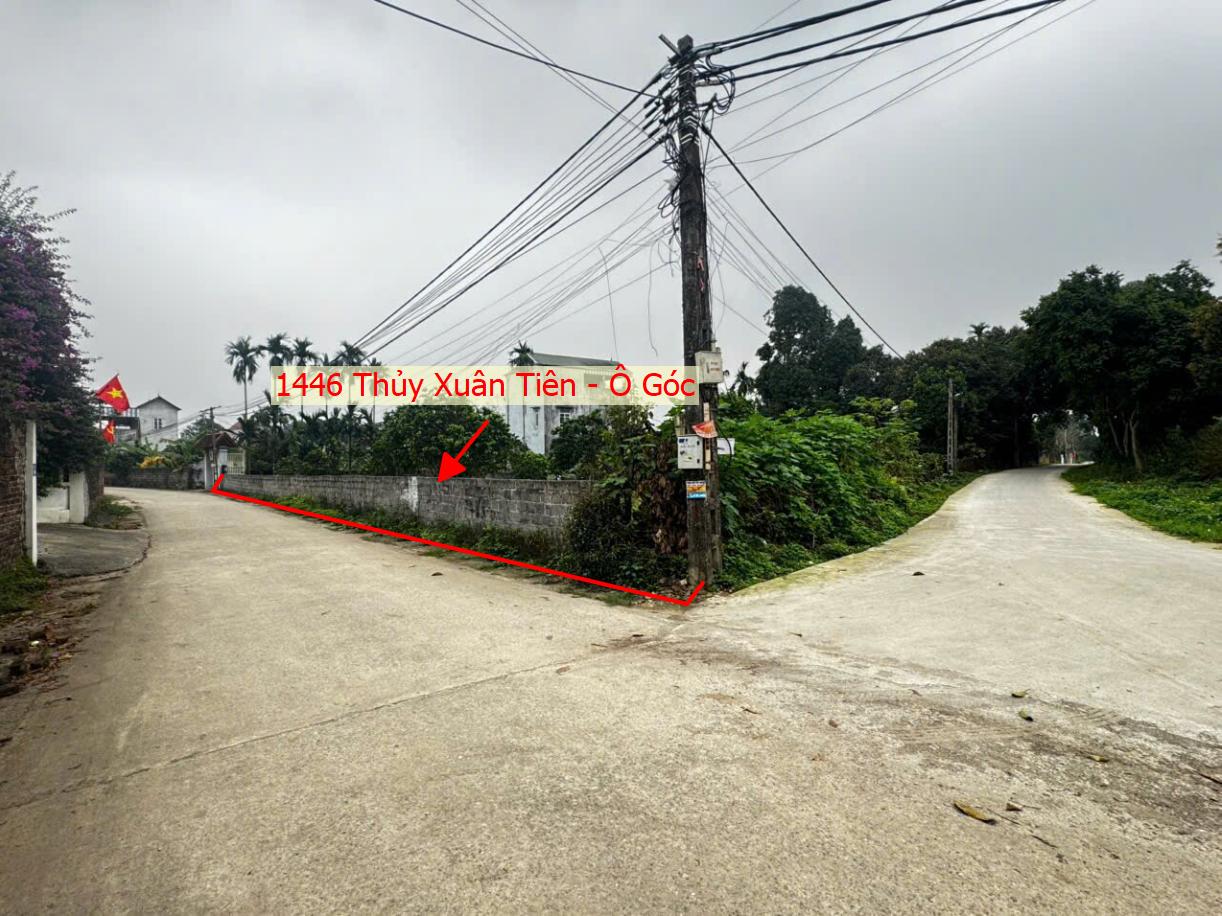 Hình ảnh Bán Lô Góc 2 Mặt Thoáng 1446m Tại Thủy Xuân Tiên Đường Ô Tô Tránh Cách QL21A Chỉ Hơn 1km